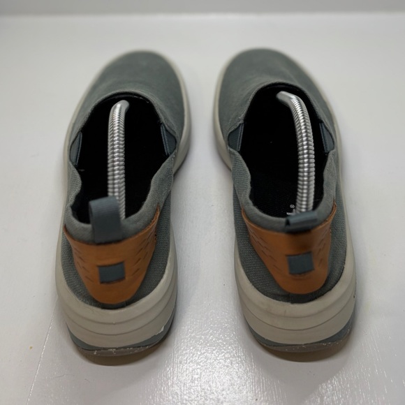 Merrell Gridway Men’s Slip-On Shoes Vibram Sole with blue/green(teal) Canvas 8.5 - Picture 6 of 11